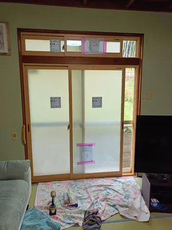 岡山県倉敷市のお客様の窓・サッシの交換・リフォーム工事　具体的な工事内容3